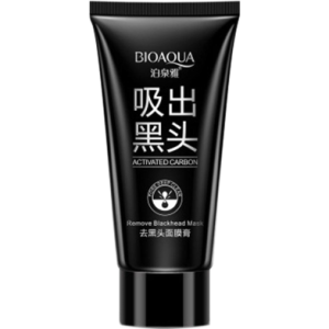 BIOAQUA Black Mask Activated Carbon Charcoal Blackhead Removal 60gm